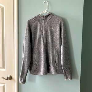 The North Face Heather Gray Hoodie Size XL.